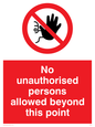 PA30: no unauthorised beyond point