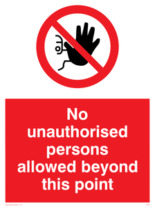 PA30: no unauthorised beyond point