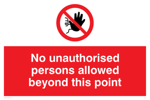 PA30: no unauthorised beyond point