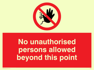 PA30: no unauthorised beyond point