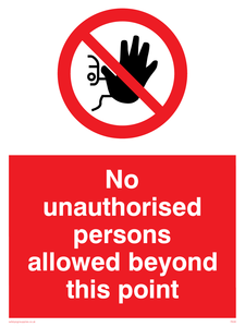 PA30: no unauthorised beyond point