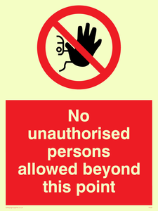 PA30: no unauthorised beyond point