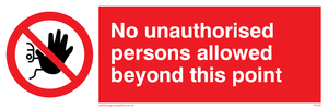 PA30: no unauthorised beyond point