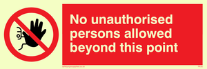 PA30: no unauthorised beyond point