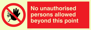 PA30: no unauthorised beyond point