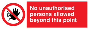 PA30: no unauthorised beyond point