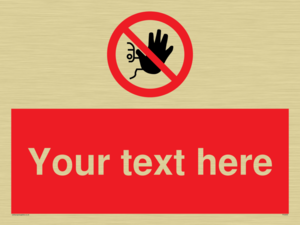 PA3005: Custom No Access Sign