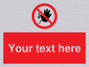 PA3005: Custom No Access Sign