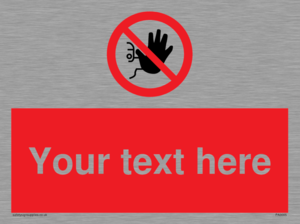 PA3005: Custom No Access Sign