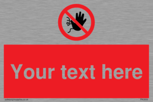 PA3005: Custom No Access Sign