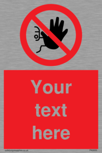 PA3005: Custom No Access Sign