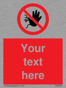 PA3005: Custom No Access Sign