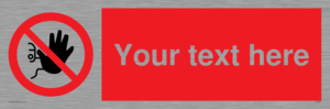PA3005: Custom No Access Sign