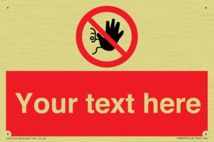 PA3005: Custom No Access Sign