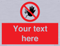 PA3005: Custom No Access Sign