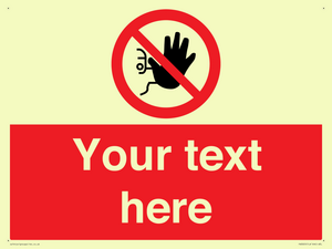 PA3005: Custom No Access Sign