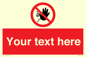 PA3005: Custom No Access Sign