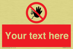 PA3005: Custom No Access Sign