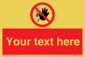 PA3005: Custom No Access Sign