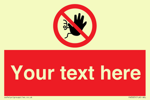 PA3005: Custom No Access Sign