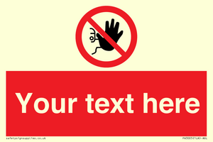 PA3005: Custom No Access Sign