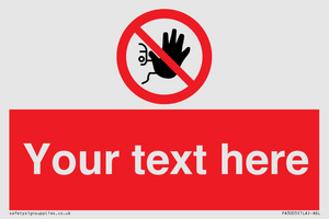 PA3005: Custom No Access Sign