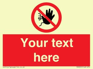 PA3005: Custom No Access Sign