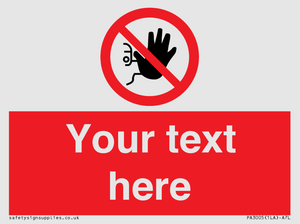 PA3005: Custom No Access Sign