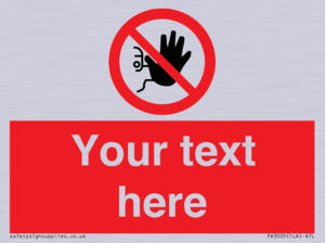 PA3005: Custom No Access Sign