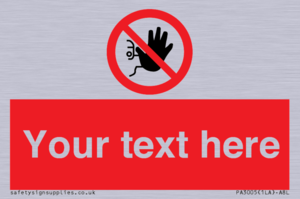 PA3005: Custom No Access Sign