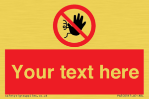 PA3005: Custom No Access Sign