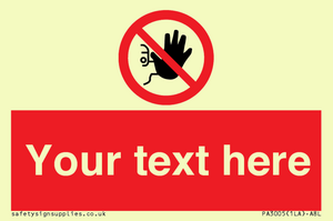 PA3005: Custom No Access Sign