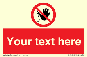 PA3005: Custom No Access Sign