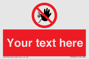 PA3005: Custom No Access Sign