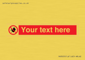 PA3005: Custom No Access Sign