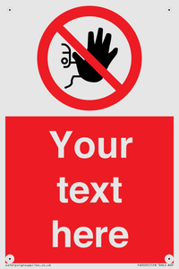 PA3005: Custom No Access Sign