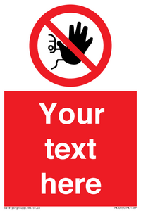 PA3005: Custom No Access Sign