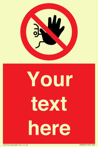 PA3005: Custom No Access Sign