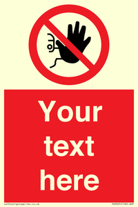 PA3005: Custom No Access Sign