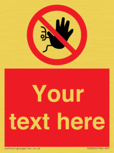 PA3005: Custom No Access Sign