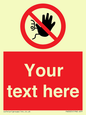 PA3005: Custom No Access Sign