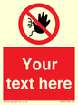 PA3005: Custom No Access Sign