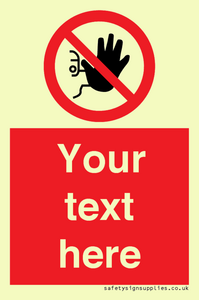 PA3005: Custom No Access Sign