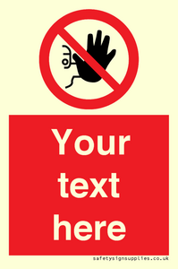 PA3005: Custom No Access Sign