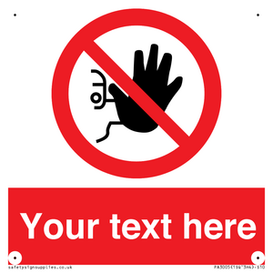 PA3005: Custom No Access Sign