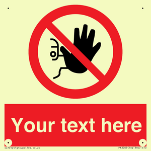 PA3005: Custom No Access Sign