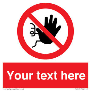 PA3005: Custom No Access Sign