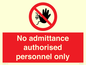PA31: authorised personnel only