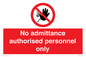 PA31: authorised personnel only
