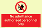 PA31: authorised personnel only